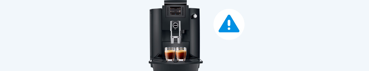 How do you solve error codes and notifications on JURA coffee machines?