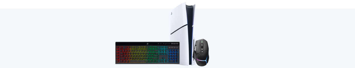 How do you use your mouse and keyboard on the PS5?