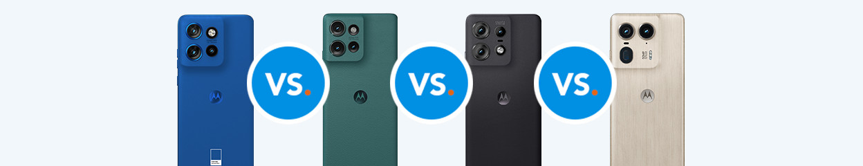 Vergelijk de smartphones uit de Motorola Edge 50 serie