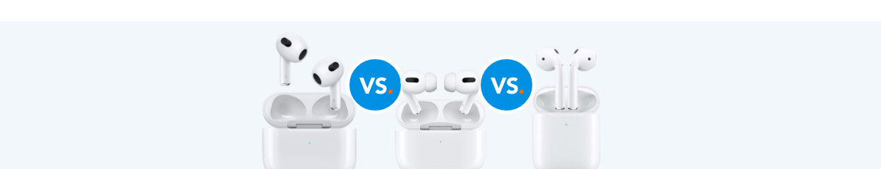 Apple AirPods Pro 2 vs AirPods 2 vs AirPods 3