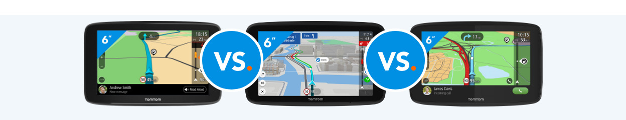 Compare the TomTom GO Discover, GO Basic, and the GO Essential