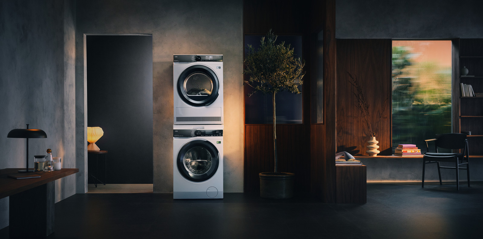 AEG wasmachine en droogkast set