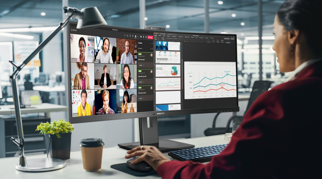 Uitgelichte zakelijke Philips monitor