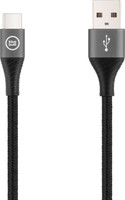 BlueBuilt USB-A to USB-C Cable 3m Nylon Black