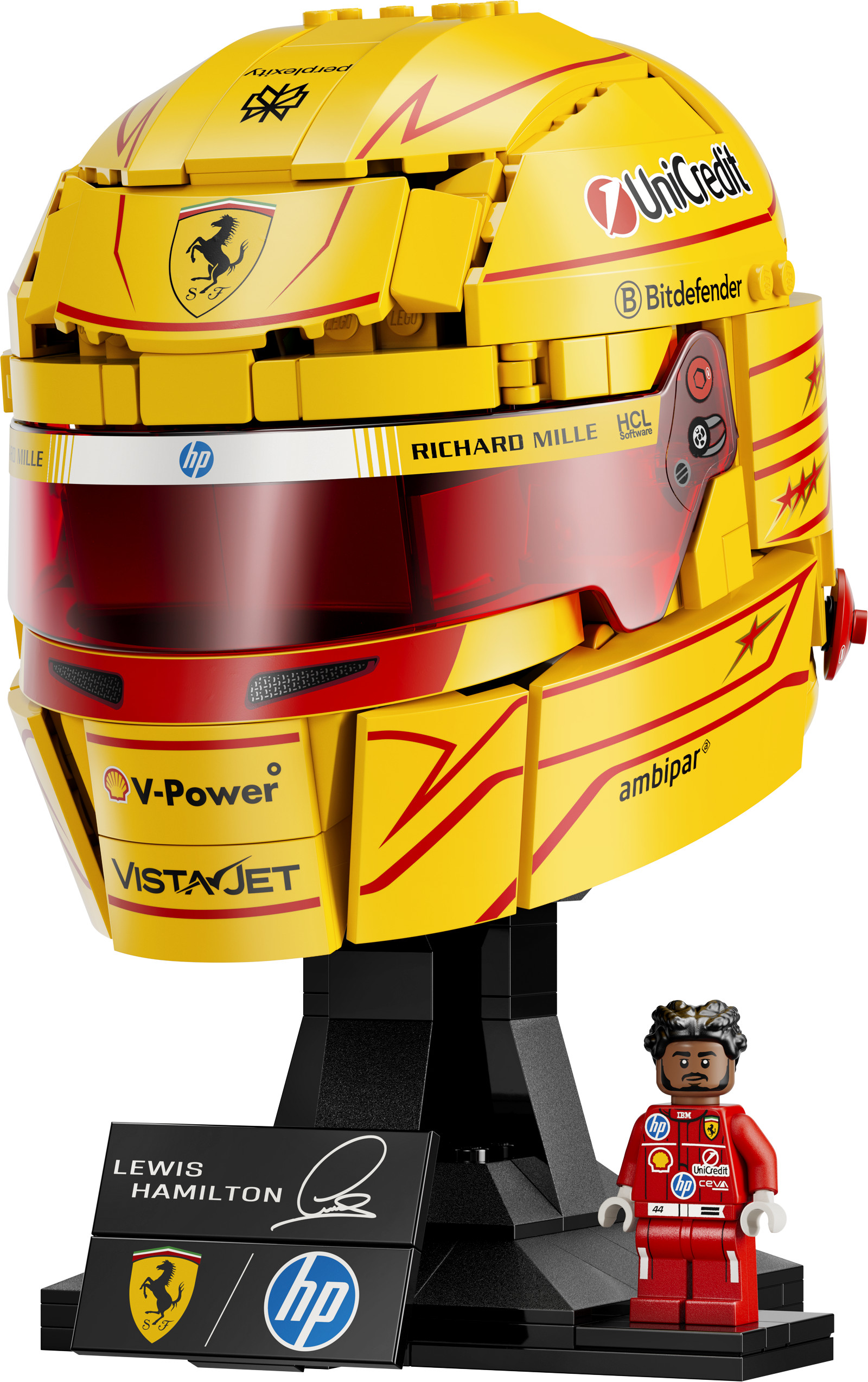 LEGO Editions Scuderia Ferrari HP helm van Lewis Hamilton 43022