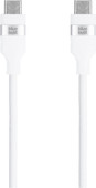 BlueBuilt USB-C vers USB-C Câble 1,5 m Nylon Blanc Le stock de notre magasin à Schoten