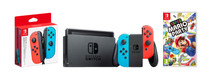 Nintendo Switch Rood/Blauw Familie Bundel