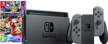 Nintendo Switch (2019 Upgrade) Gray Mario Kart Bundle