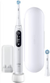 Oral-B iO Series 6N Blanc + Brossette iO Gentle Care Supplémentaire Brosse à dents électrique avec capteur de pression
