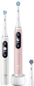 Oral-B iO Series 6N Duo Pack White + Pink Electric toothbrush for sensitive teeth