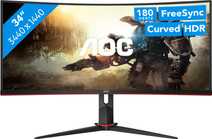 AOC CU34G2XP/BK Moniteur filtre lumière bleue