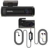 Nordväl DC202-2CH 256GB + PMPC03 Dash cam with GPS sensor
