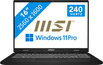 MSI CreatorPro M16 HX C14VJG-482BE AZERTY Intel Core 9 laptop