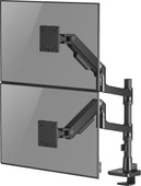 ACT AC8343 Monitor Arm 49 inches with Gas Spring for 2 Monitors Monitor arm for desk mounts