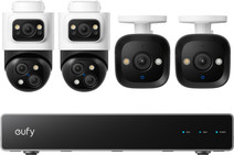 Eufy PoE Security System + NVR + S4 2-Pack + E40 2-Pack IP-camera met cloudopslag