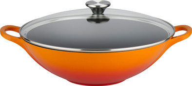 Le Creuset Cast-iron Wok 32 cm Orange-red is no longer available