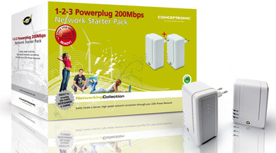 Conceptronic 200 Mbps Powerplug Starterpack is nooit meer leverbaar
