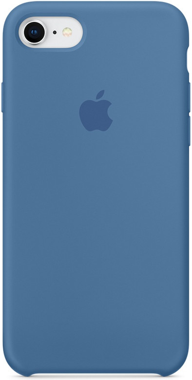 Apple iPhone 7/8 Silicone Back Cover Jeansblauw is nooit meer leverbaar