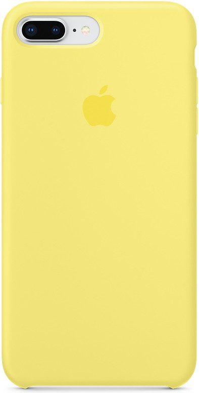 Apple iPhone 7 Plus/8 Plus Silicone Back Cover Citroengeel is nooit meer leverbaar
