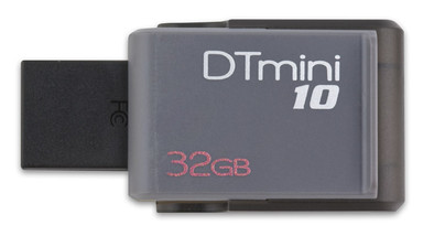Kingston 32 GB DataTraveler Mini 10 Grijs USB-Stick is nooit meer leverbaar