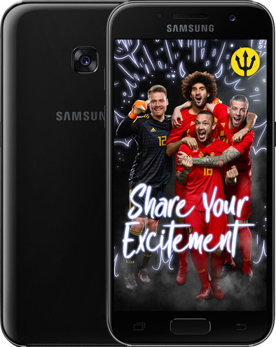 Samsung Galaxy A3 (2017) Zwart Red Devils Pack is nooit meer leverbaar