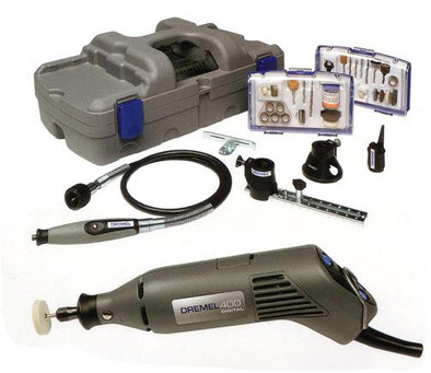 Dremel 400 series + 80 accessoires + 4 Hulpstukken is nooit meer leverbaar