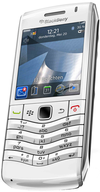 BlackBerry Pearl 3G 9105 White is nooit meer leverbaar