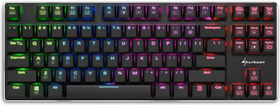 Sharkoon PureWriter TKL RGB Blue Gaming Toetsenbord QWERTY is nooit meer leverbaar