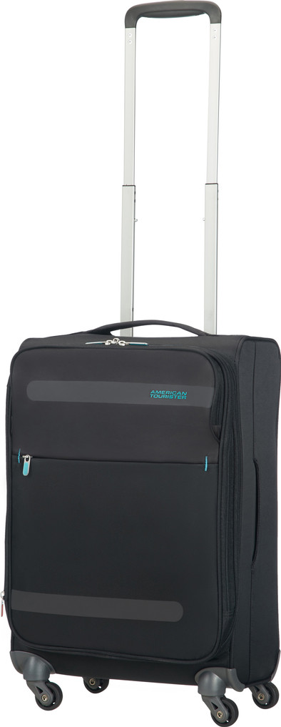 American Tourister Herolite Super Light Expandable Spinner 55cm Volcane Black is no longer available