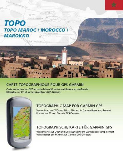 Garmin TOPO Marokko is nooit meer leverbaar