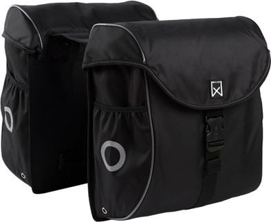 Willex Dubbele Bagagetas 300 Zwart/Zilver is nooit meer leverbaar