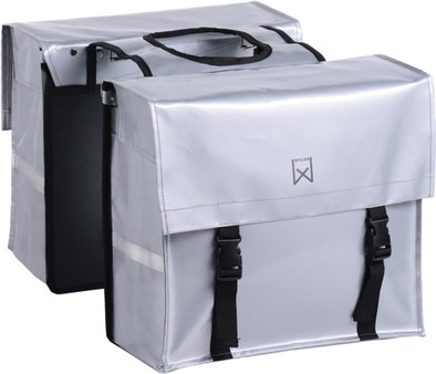 Willex Double Sacoche Bisonyl 40L Argent Coolblue Sacoches de vélo