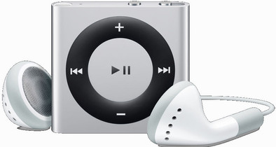 Apple iPod Shuffle 2 GB Zilver (4G) is nooit meer leverbaar