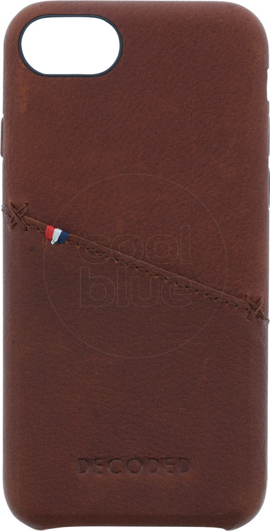 Decoded Leather Back Cover Apple iPhone 6/6s/7/8 Bruin is nooit meer leverbaar