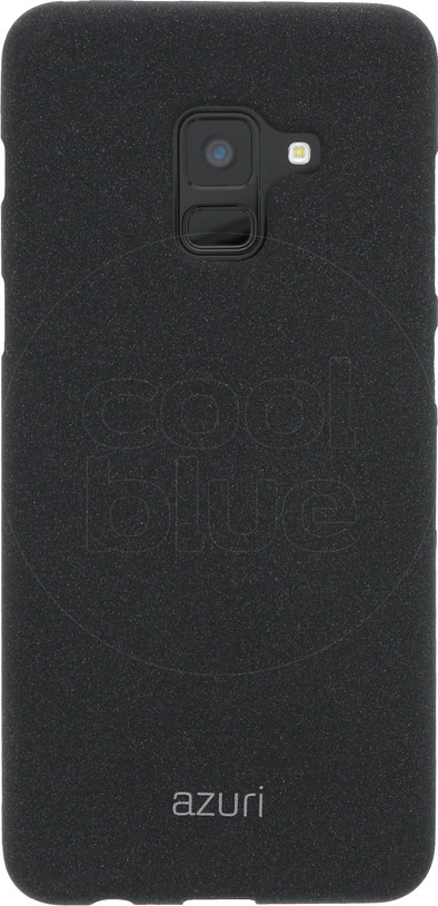 Azuri Flexible Sand Samsung Galaxy A8 (2018) Back Cover Zwart is nooit meer leverbaar