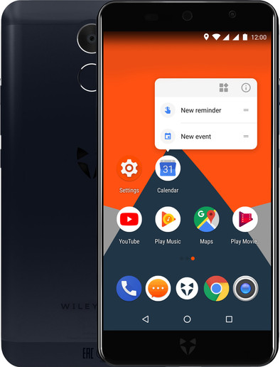 Wileyfox Swift 2 X Zwart is nooit meer leverbaar