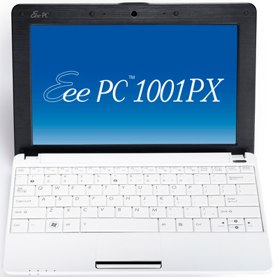 Asus Eee PC 1001PX wit Azerty is nooit meer leverbaar