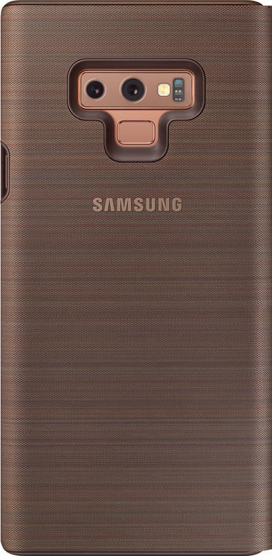 Le produit Samsung Galaxy Note 9 Étui LED View Marron ne sera plus jamais disponible