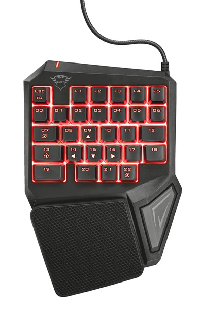 Le produit Trust GXT 888 Assa Single Handed Keyboard ne sera plus jamais disponible