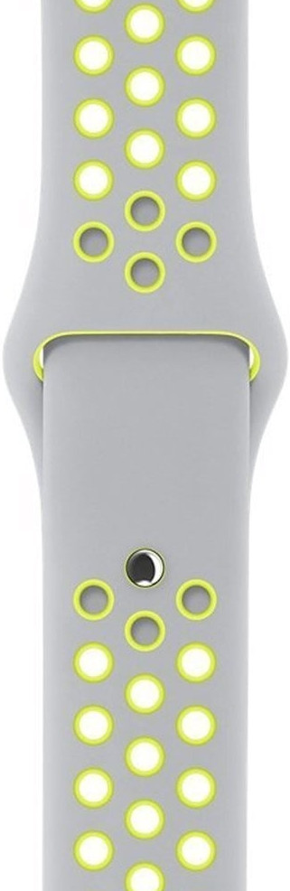 Apple Watch 38mm Silicone Watch Strap Nike Sport Silver/Yellow is no longer available