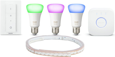 Philips HUE Color Starter Kit + 2 meter Lightstrip is nooit meer leverbaar