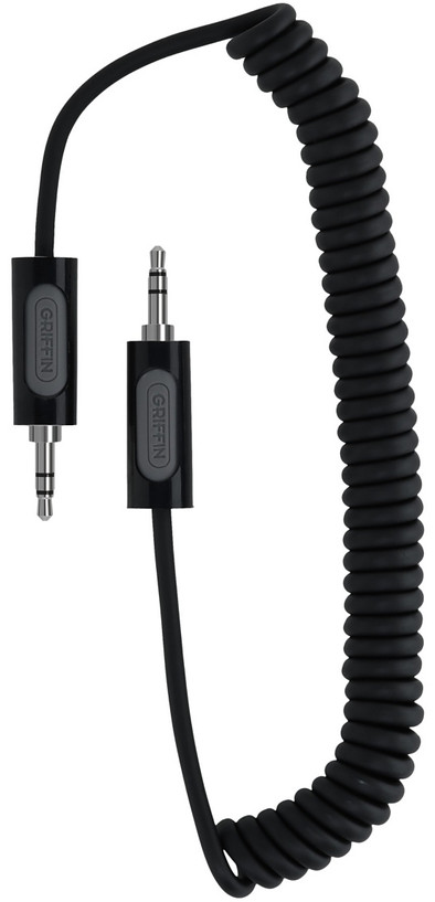 Griffin Auxiliary Audio Coiled Cable is nooit meer leverbaar