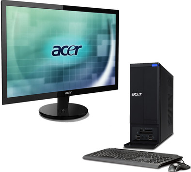 Acer Aspire X3400 + 18,5'' P196HQvb Monitor is nooit meer leverbaar