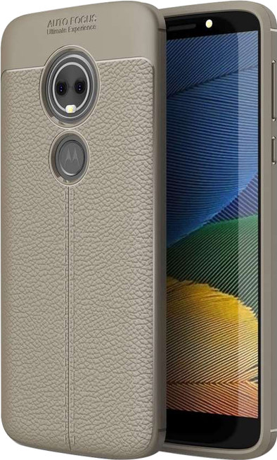 Just in Case Soft Design TPU Motorola Moto E5 Plus Case Grijs is nooit meer leverbaar