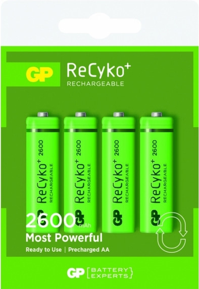 GP AA NiMH 2600 4-pack is nooit meer leverbaar