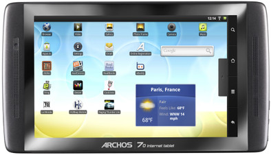 Archos 70 Internet Tablet 250 GB is nooit meer leverbaar