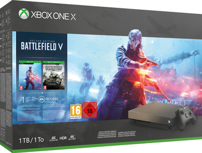 Le produit Microsoft Xbox One X 1 To Battlefield V Gold Rush Special Edition ne sera plus jamais disponible