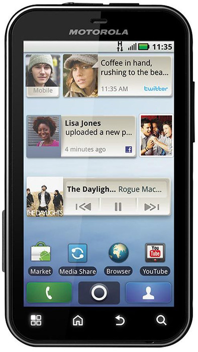 Motorola Defy is nooit meer leverbaar