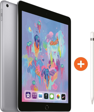 Le produit Apple iPad (2018) 32 Go Wi-Fi Gris sidéral + Pencil ne sera plus jamais disponible