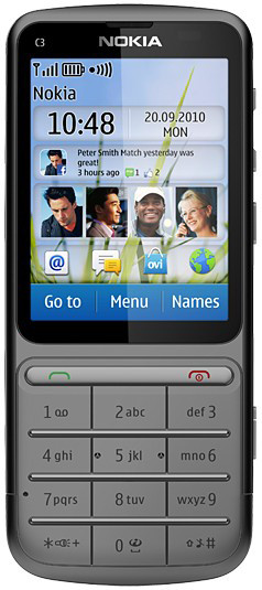 Nokia C3-01 Touch and Type Grey is nooit meer leverbaar